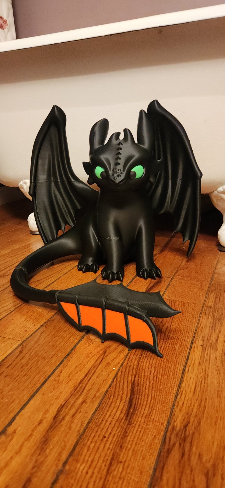3D printed toothless Dragon