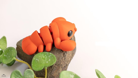 Baby Lobster Flexi Articulated 3D Print | Cute Desk Toy | Fidget Figure | Ocean Animal Gift